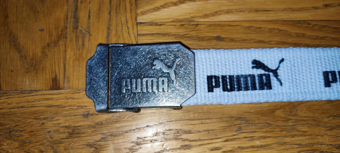 Vitt Puma bälte - 2