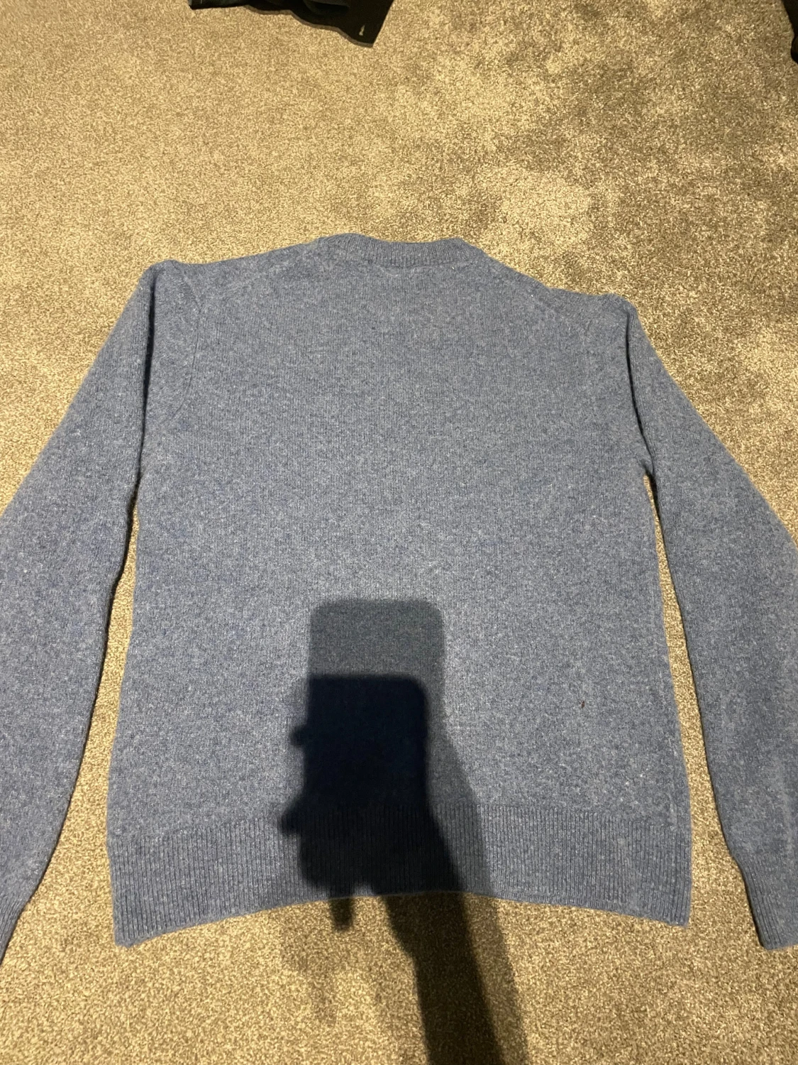 Blå merinoulltröja från Valient - 1