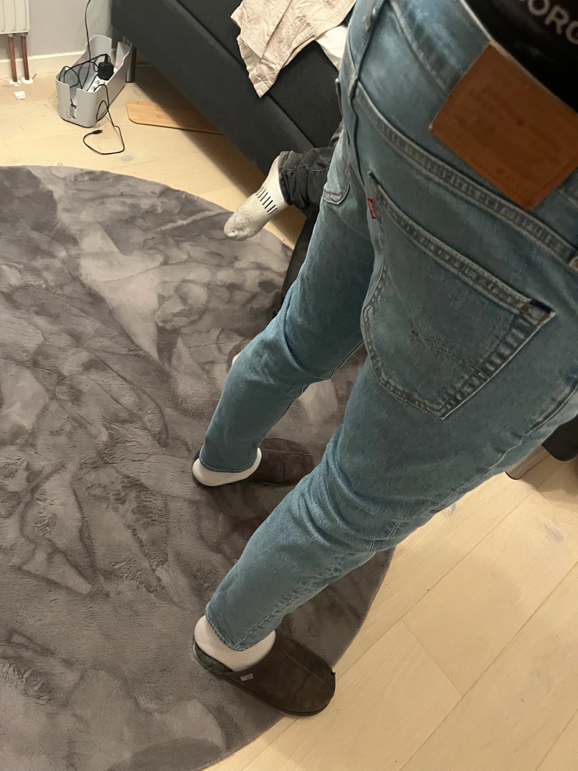 Levi's 512 ljusblå jeans W31 L32 - 4