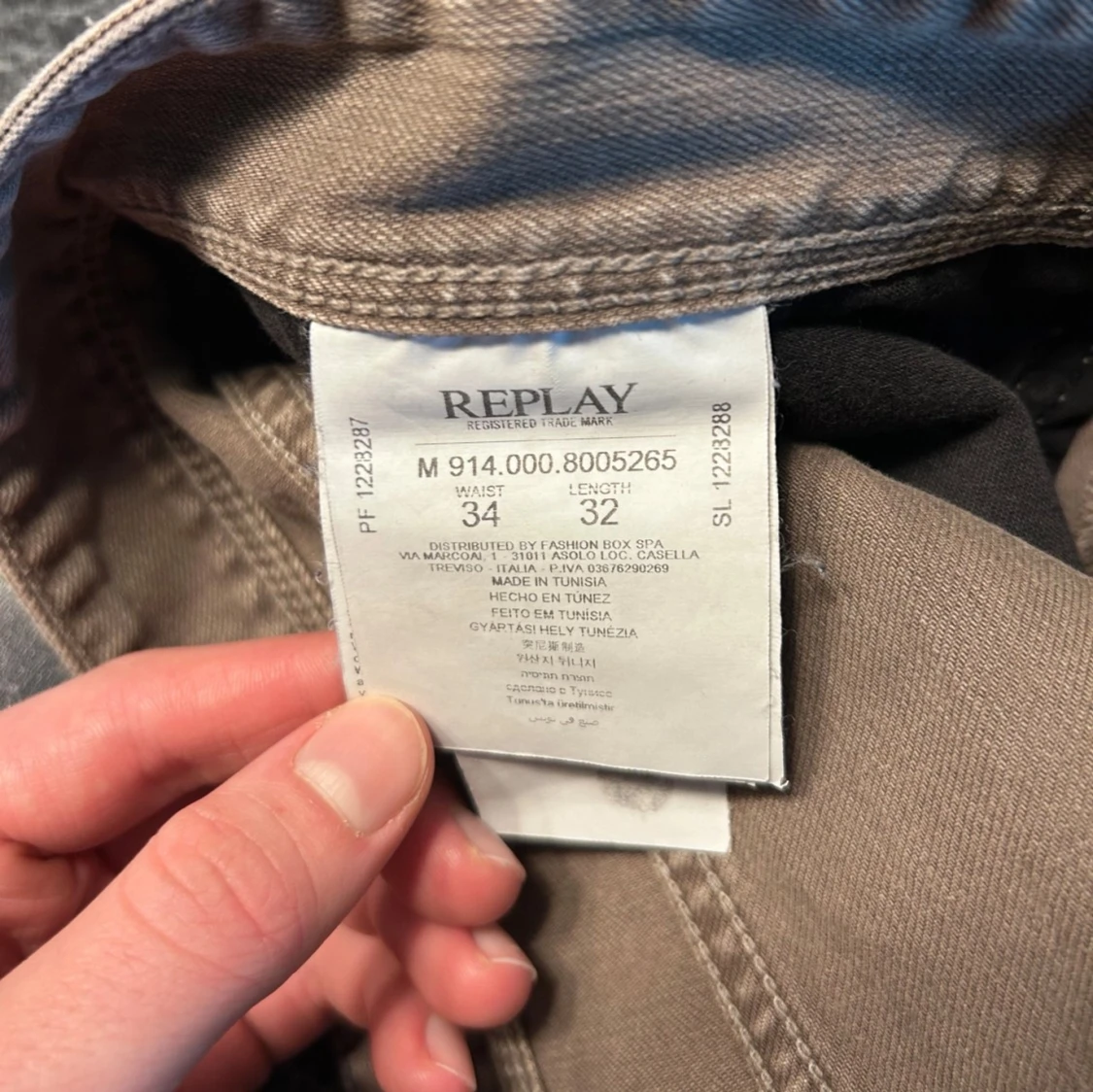 Beige jeans från Replay - 93