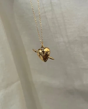 Golden Arrow Heart - 45 + 5 cm. Rost & nickelfri 