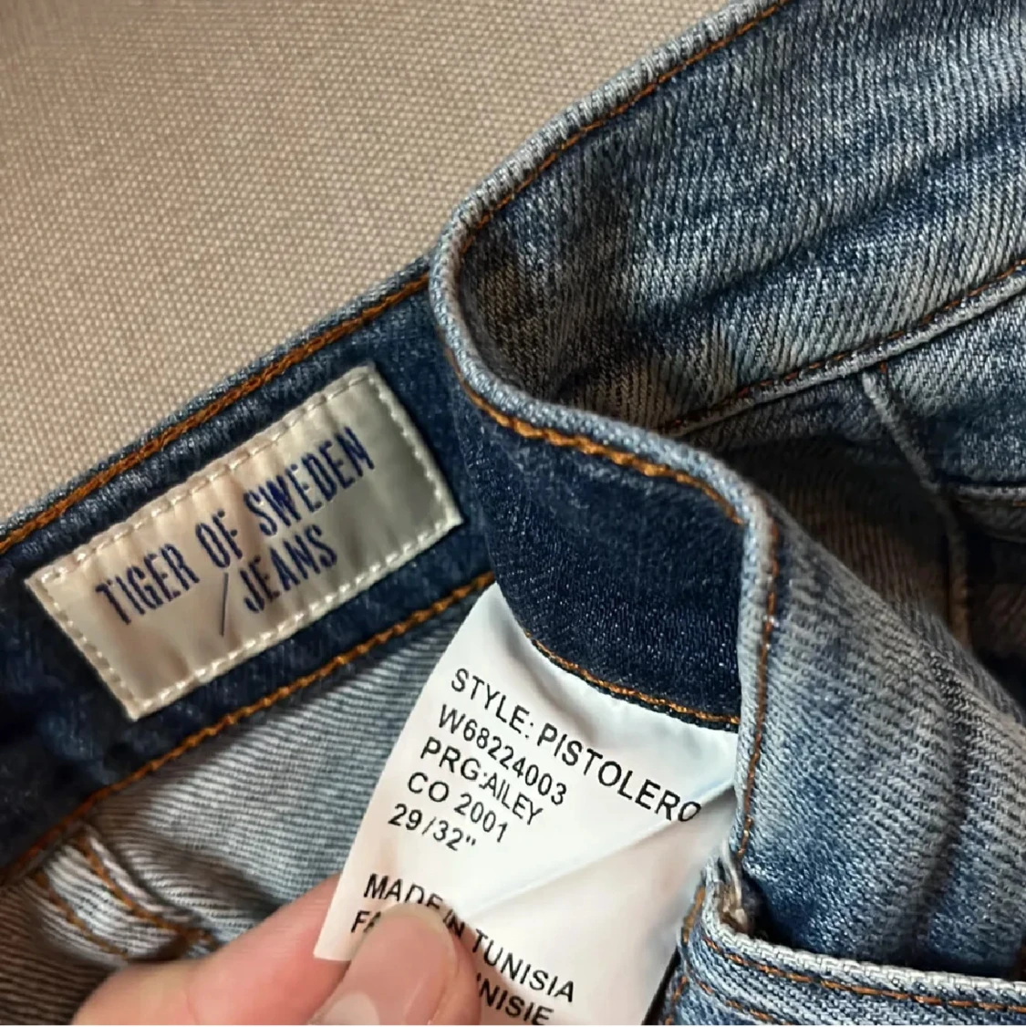 Tiger of Sweden ljusblå jeans Pistolero - 3