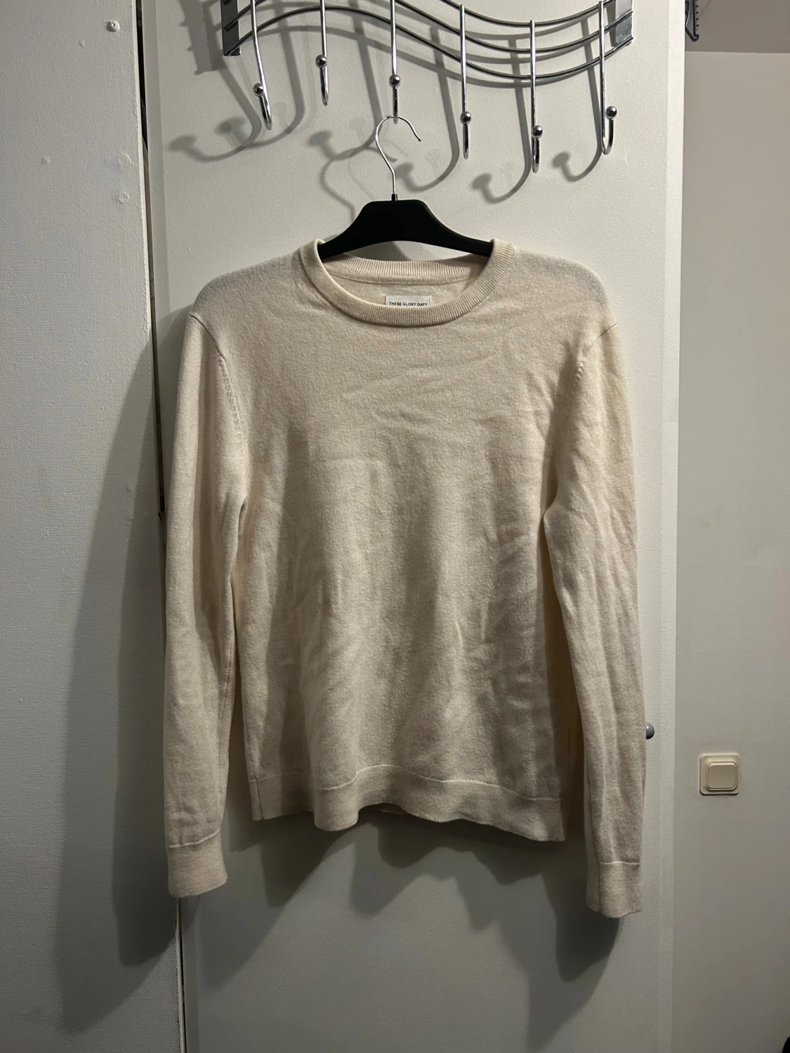 Beige stickad tröja från Bread & Boxers