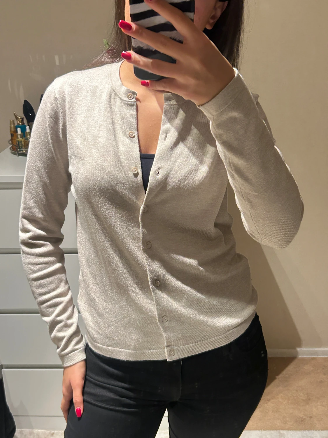 Beige kofta från Åhléns  - 1