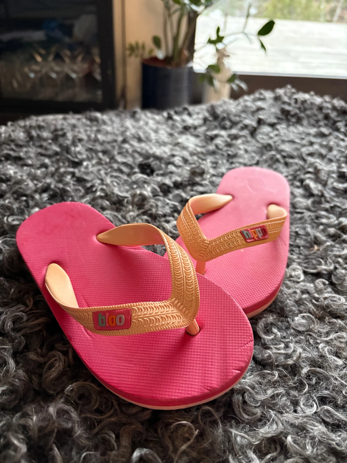 Rosa flipflops från Hippo - 1