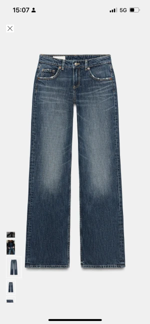 Blå jeans - Snygga blå jeans från Zara, oanvända