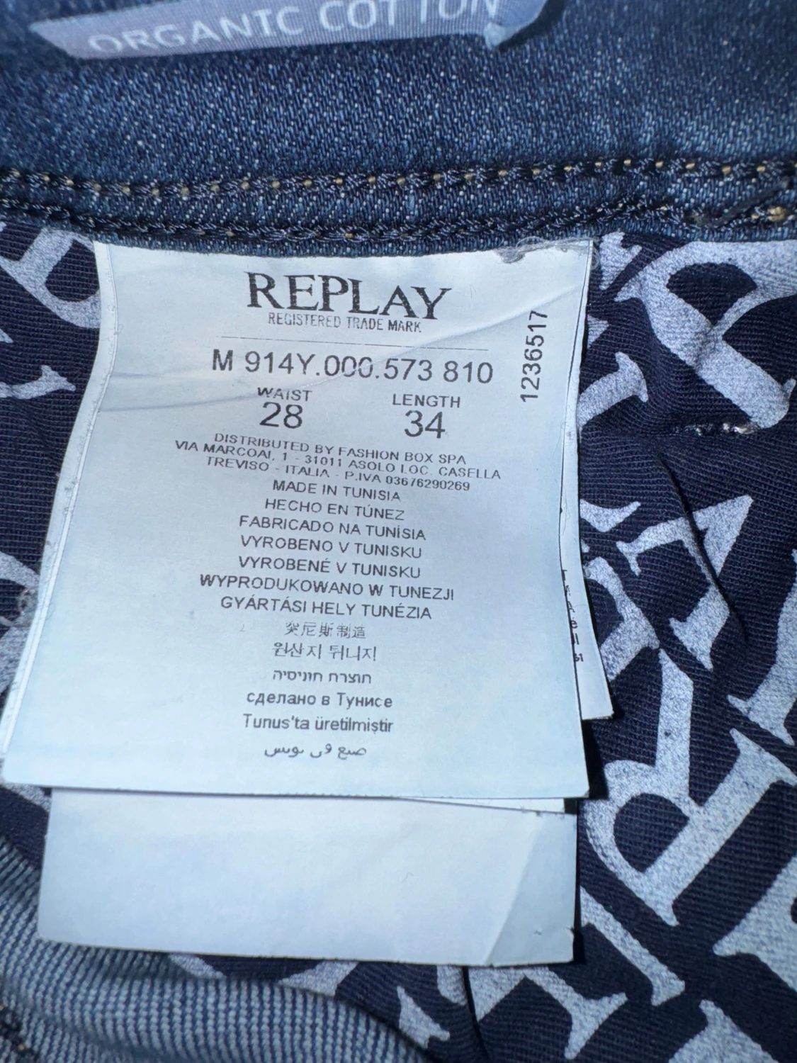 Replay blå jeans slim fit - 4