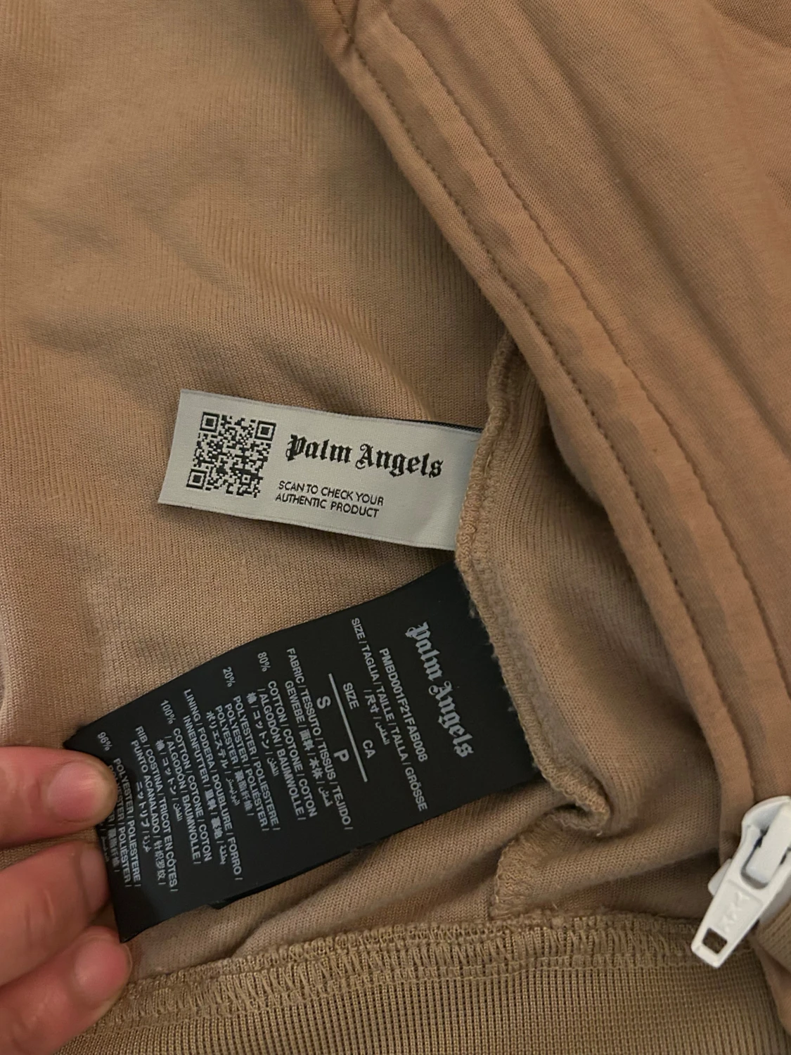 Palm Angels brun trackjacka S - 2