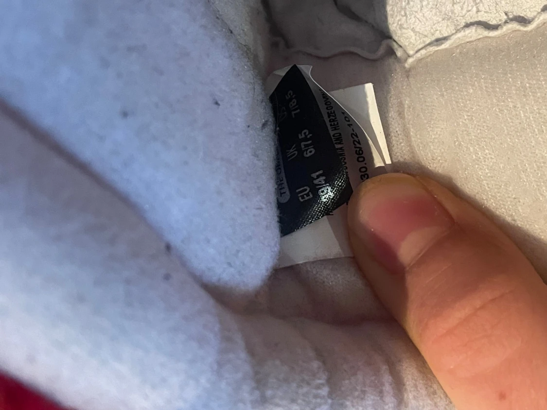 Röda Moon Boot med snörning - 4