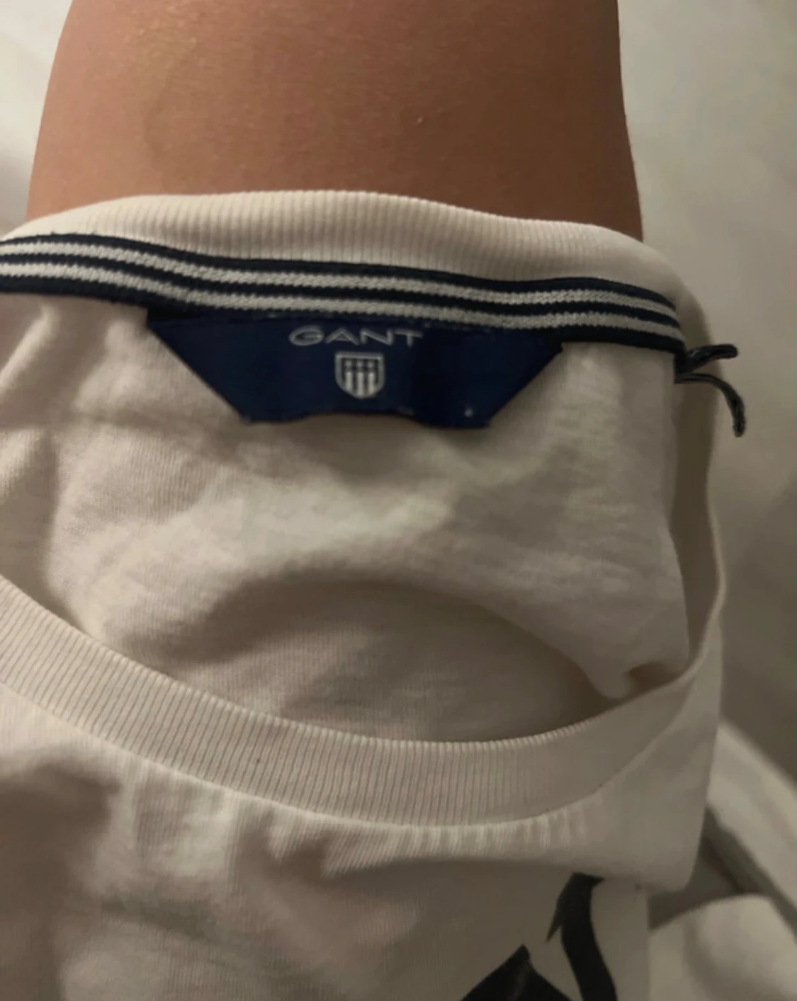 Vit långärmad tröja från GANT - 1