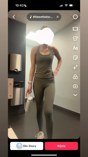 Exercere set  - Grönt Exercere set i storlek xs endast använt en gång! Färg olive😍 (nypris 1400kr)