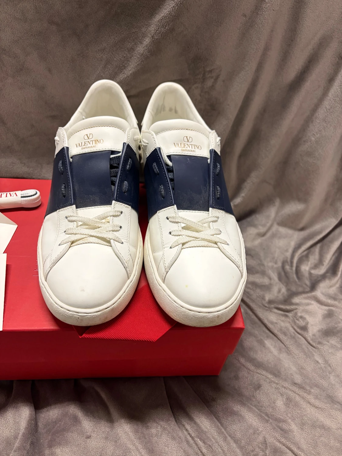 Valentino Garavani Open sneakers vit/blå - 2