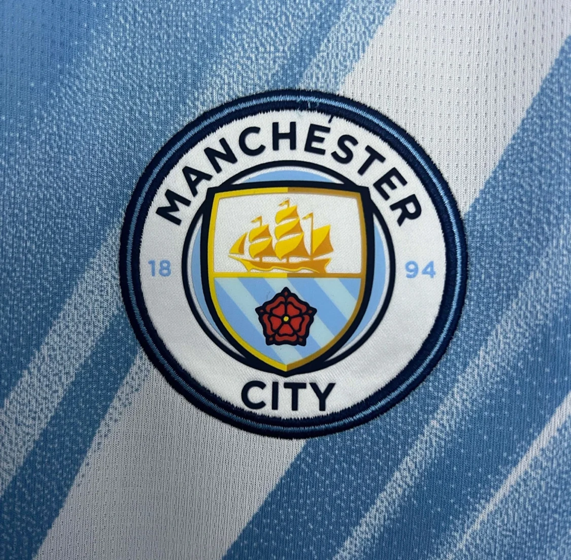 Manchester City Puma matchtröja blå - 4