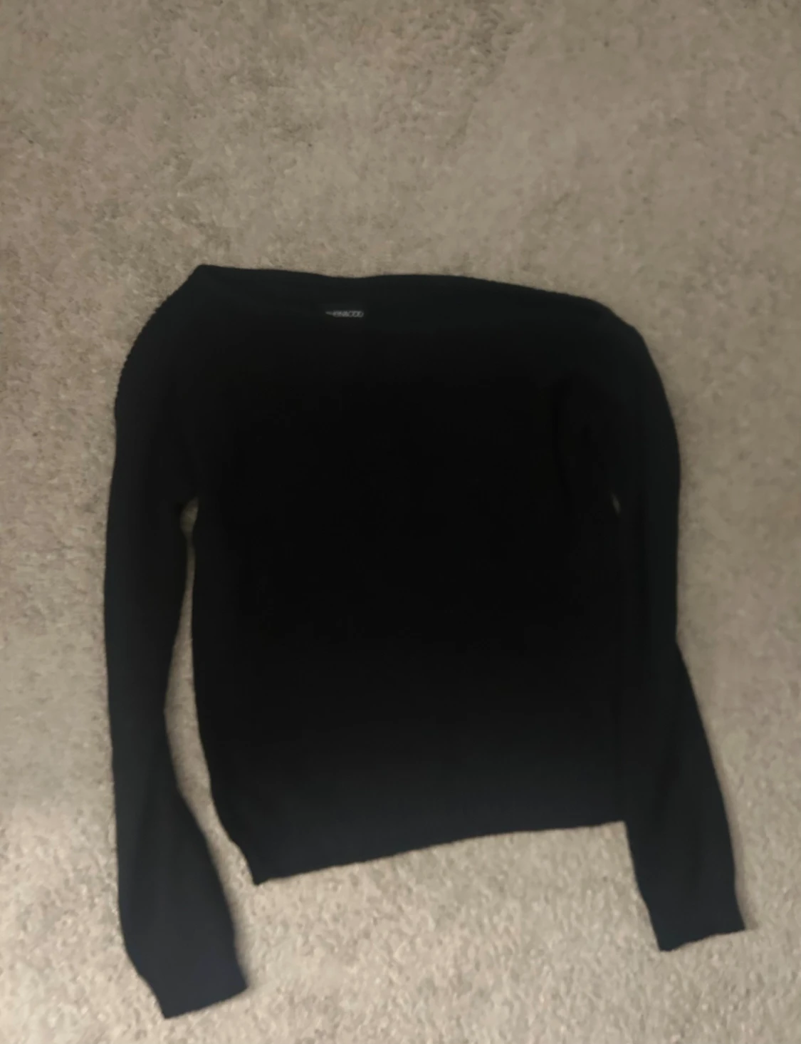 stickad off sholder tröja