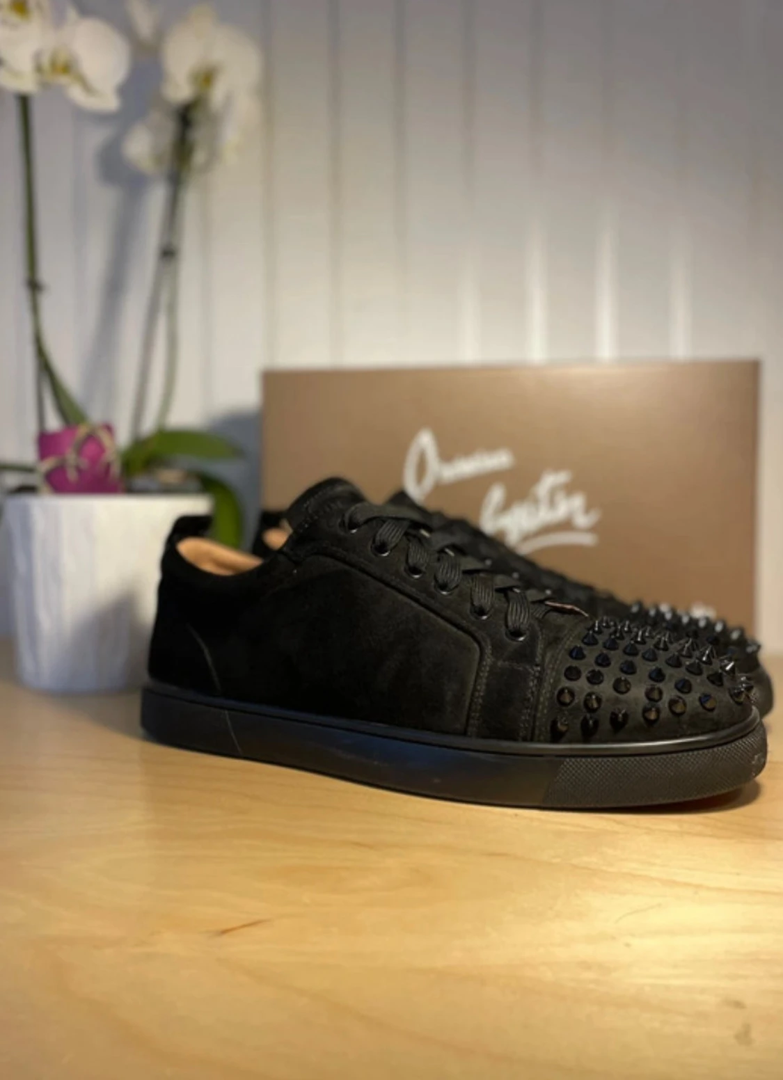 Christian Louboutin svarta sneakers