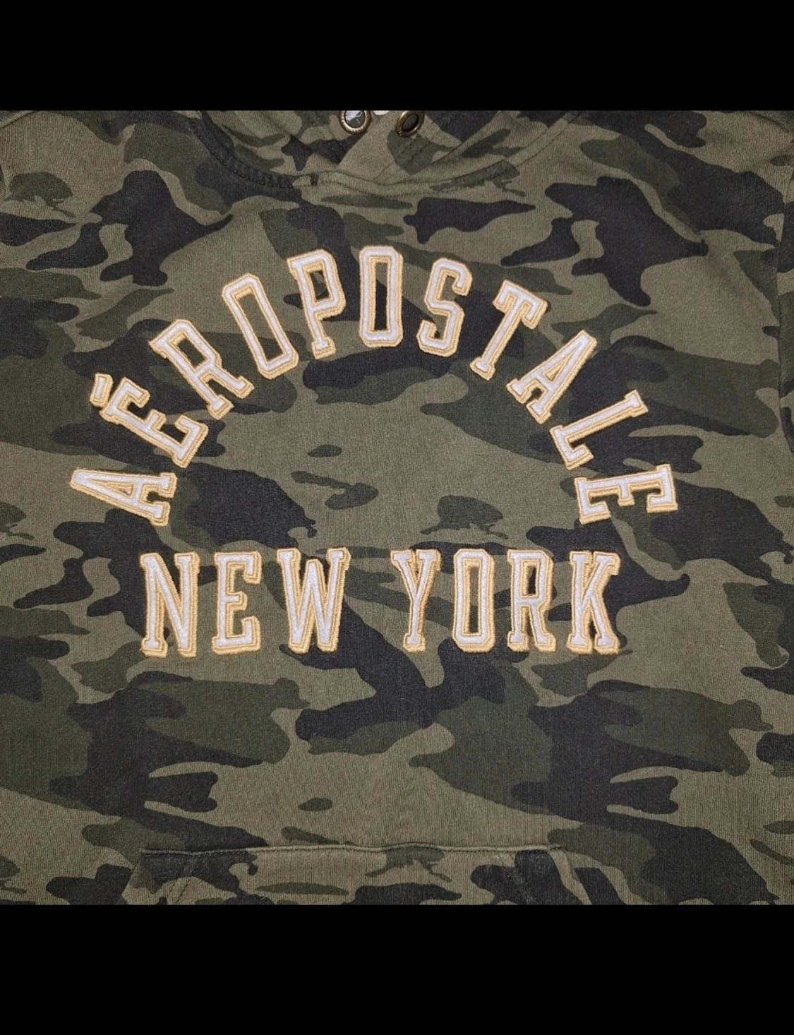 Vintage Aéropostale hoodie camo - 3