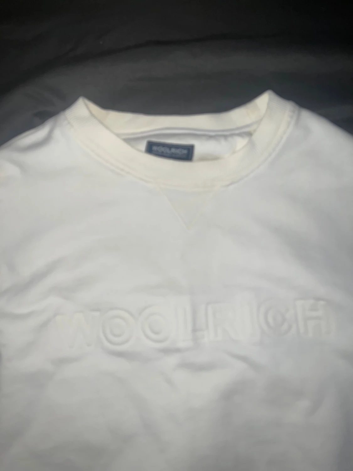 Vit sweatshirt från Woolrich - 1