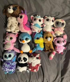 13 OLD Ty plushies - Gamla TY gosedjur som har funnits väldigt länge, men har ändå bra kvalitet. Säljer en för 50kr/styck. Ingen lukt, materialet känns bra. Kan diskutera priset.
