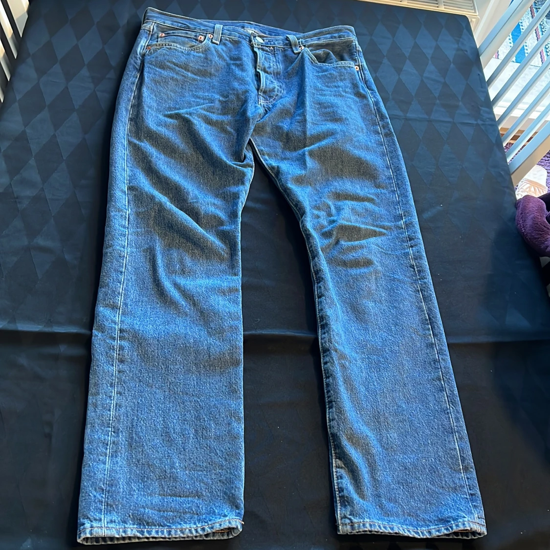 Levi's 501 blå jeans