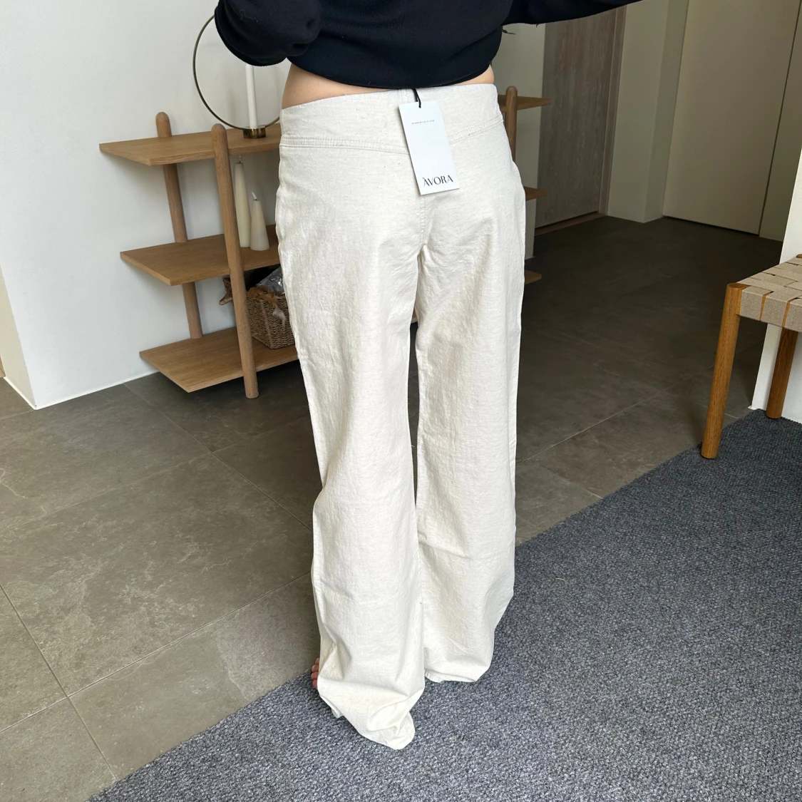 Beiga wide byxor från Àvora - 4