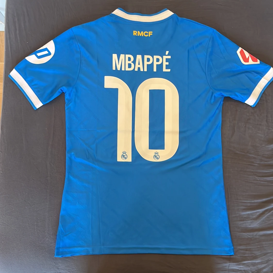 Real Madrid Mbappé 10 blå Adidas tröja - 1
