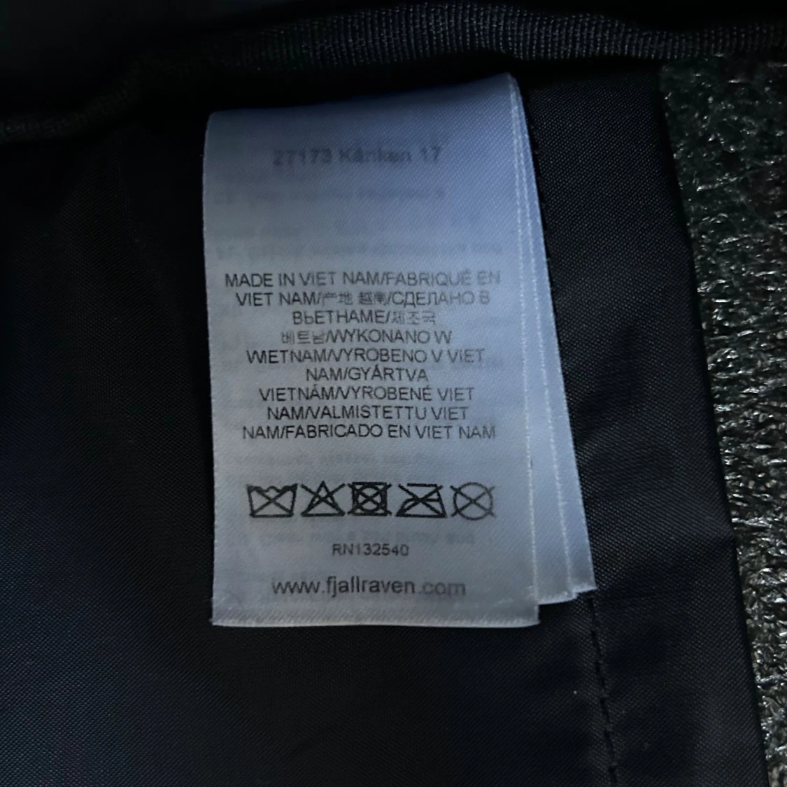 Svart Fjällräven Kånken ryggsäck - 3