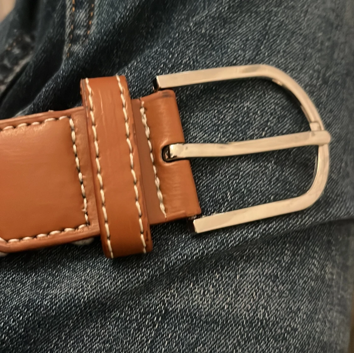 Svart och vit flätat bälte - 1