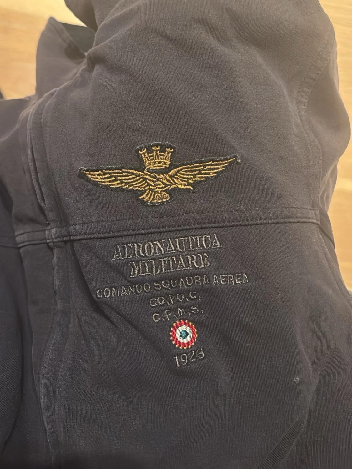 Mörkblå ziptröja Aeronautica Militare - 2