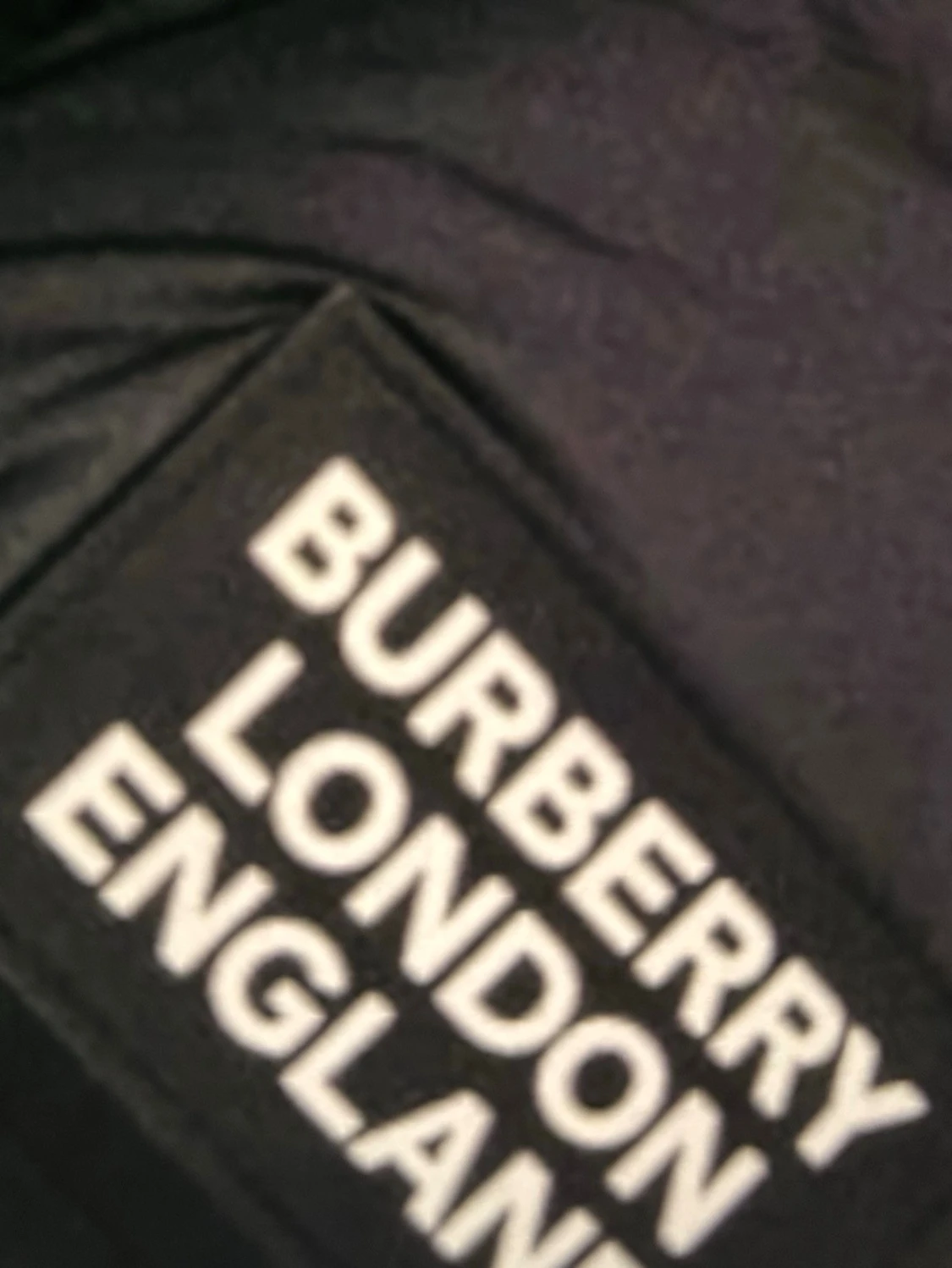 Svart Burberry pufferjacka M - 6