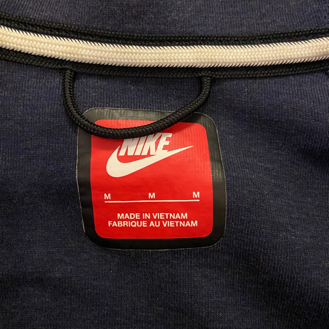 Mörkblå Nike hoodiejacka med dragkedja - 2