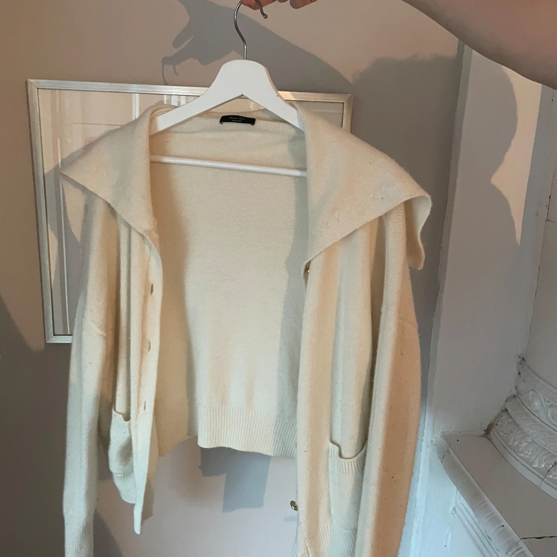 Vit kofta från Massimo Dutti