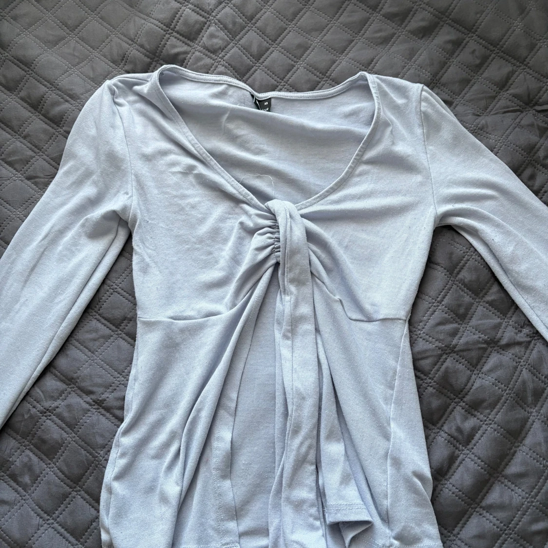 Gina tricot tie front long sleeve