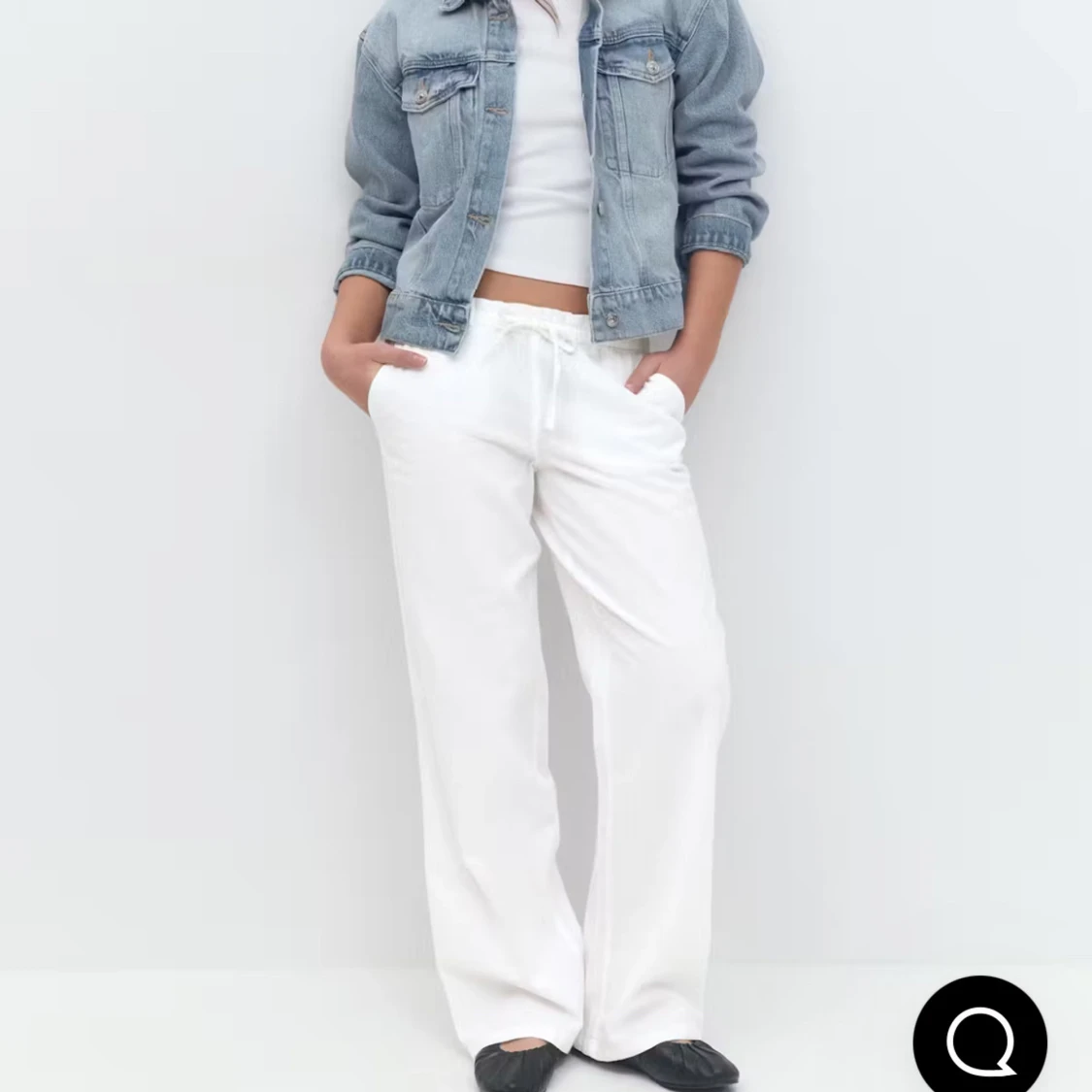 Linnebyxor från Gina Tricot - 4