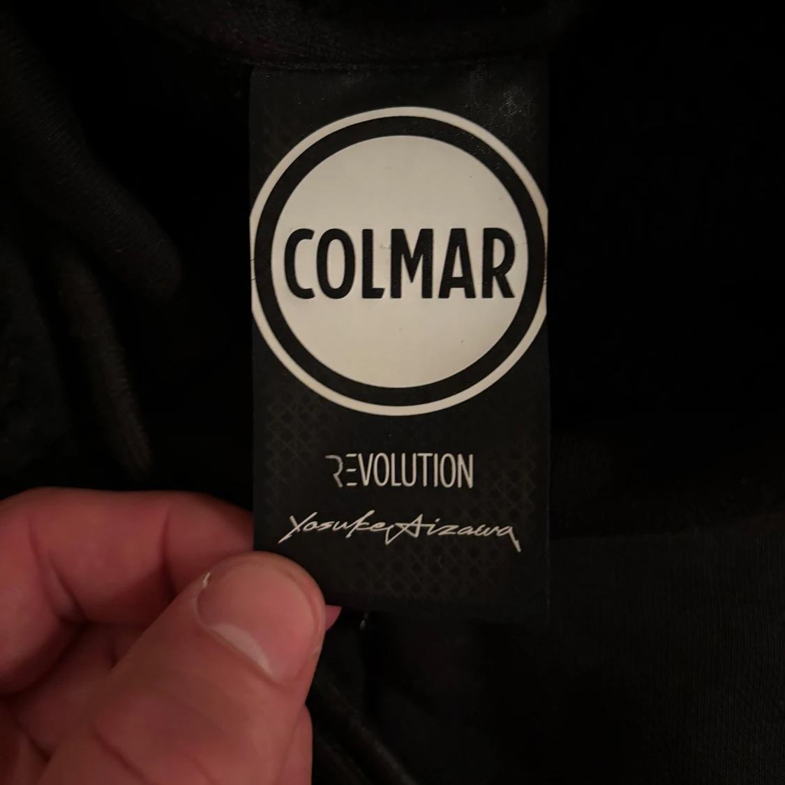 Svart fleece hoodie Colmar Revolution Medium - 2