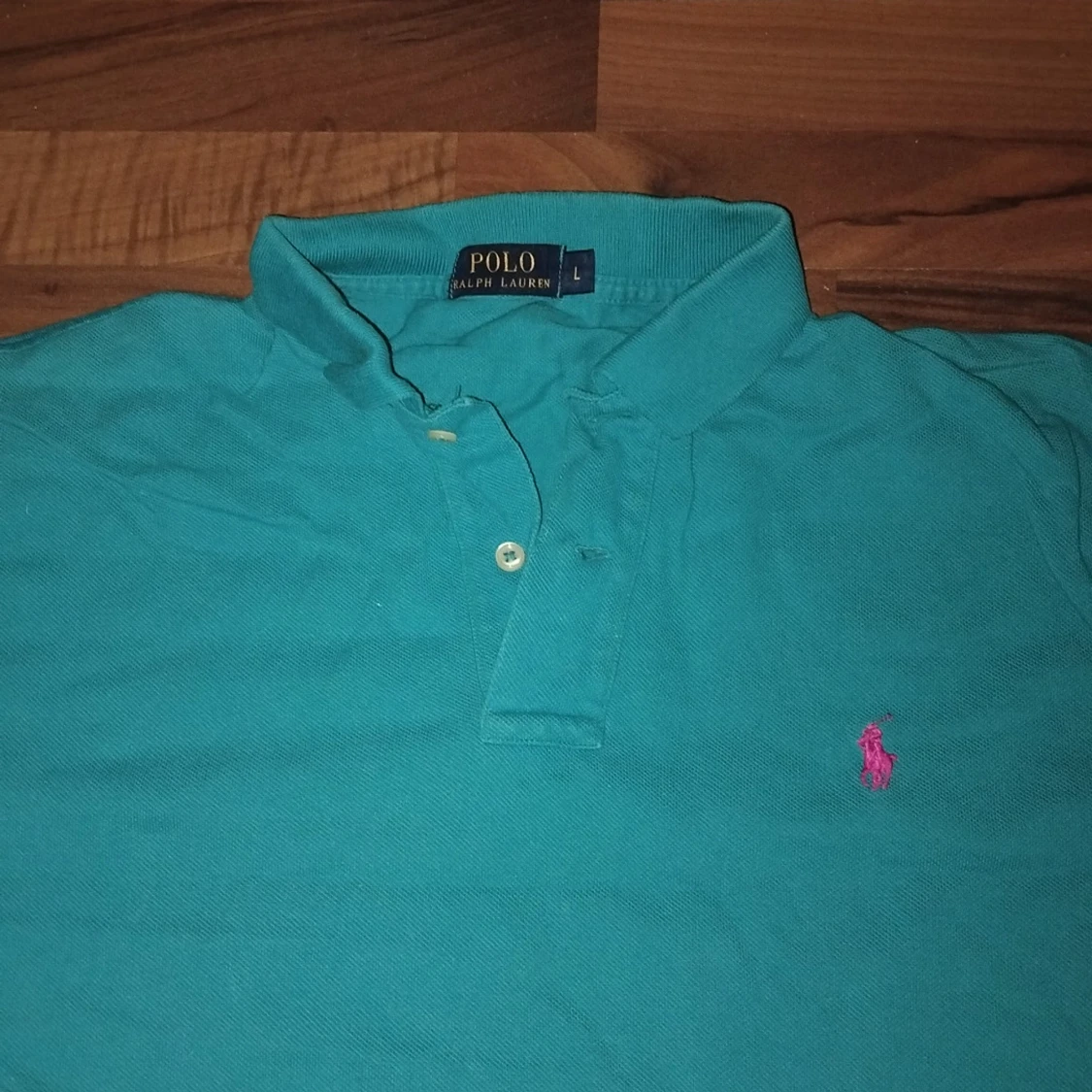 Turkos pikétröja från Ralph Lauren - 2