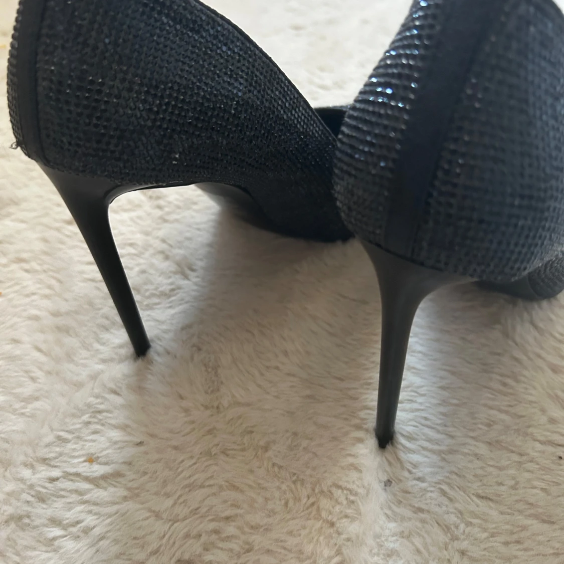 Svarta glittriga pumps Steve Madden - 1