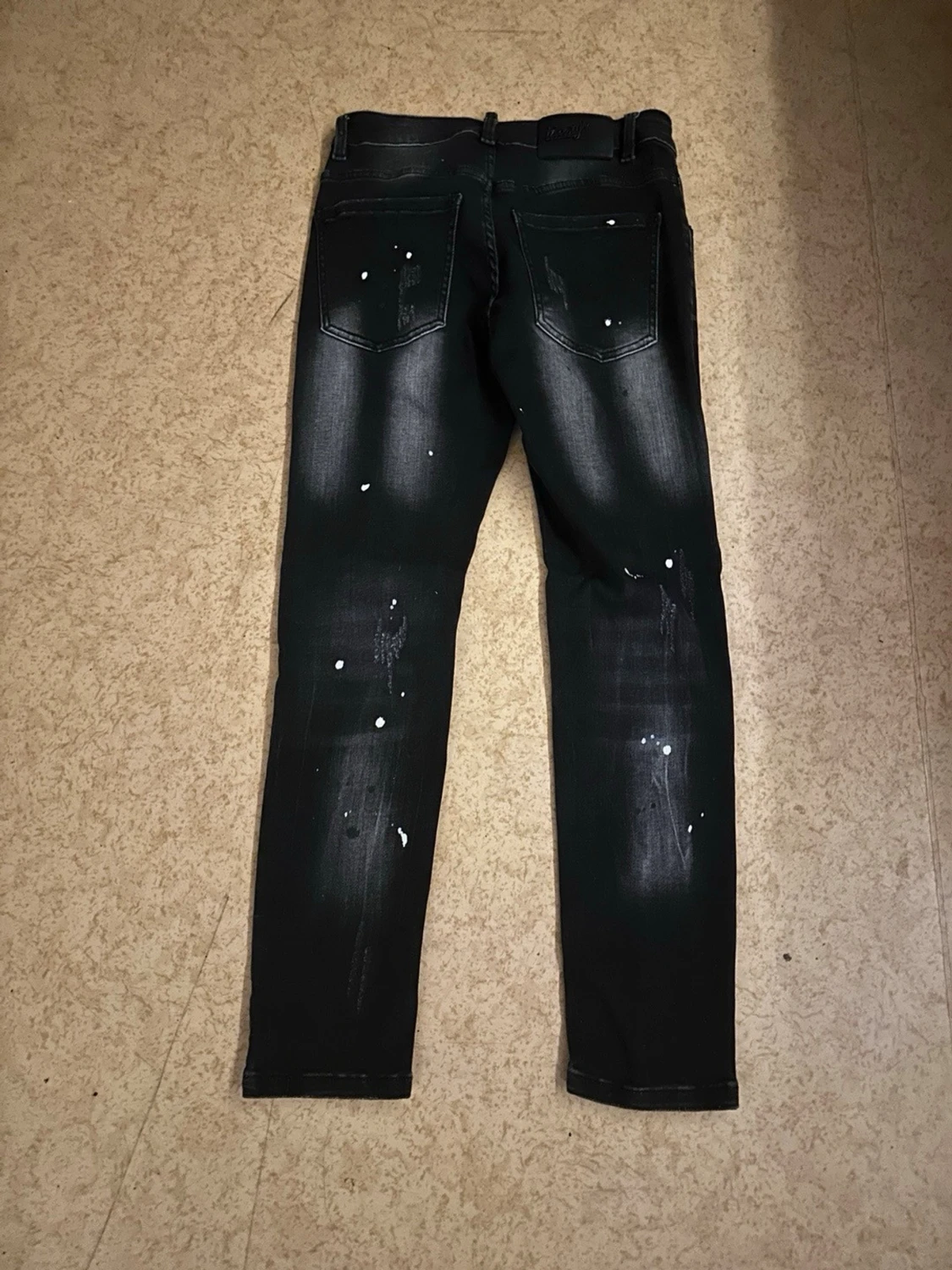 Svarta Dsquared2 jeans med slitningar - 1