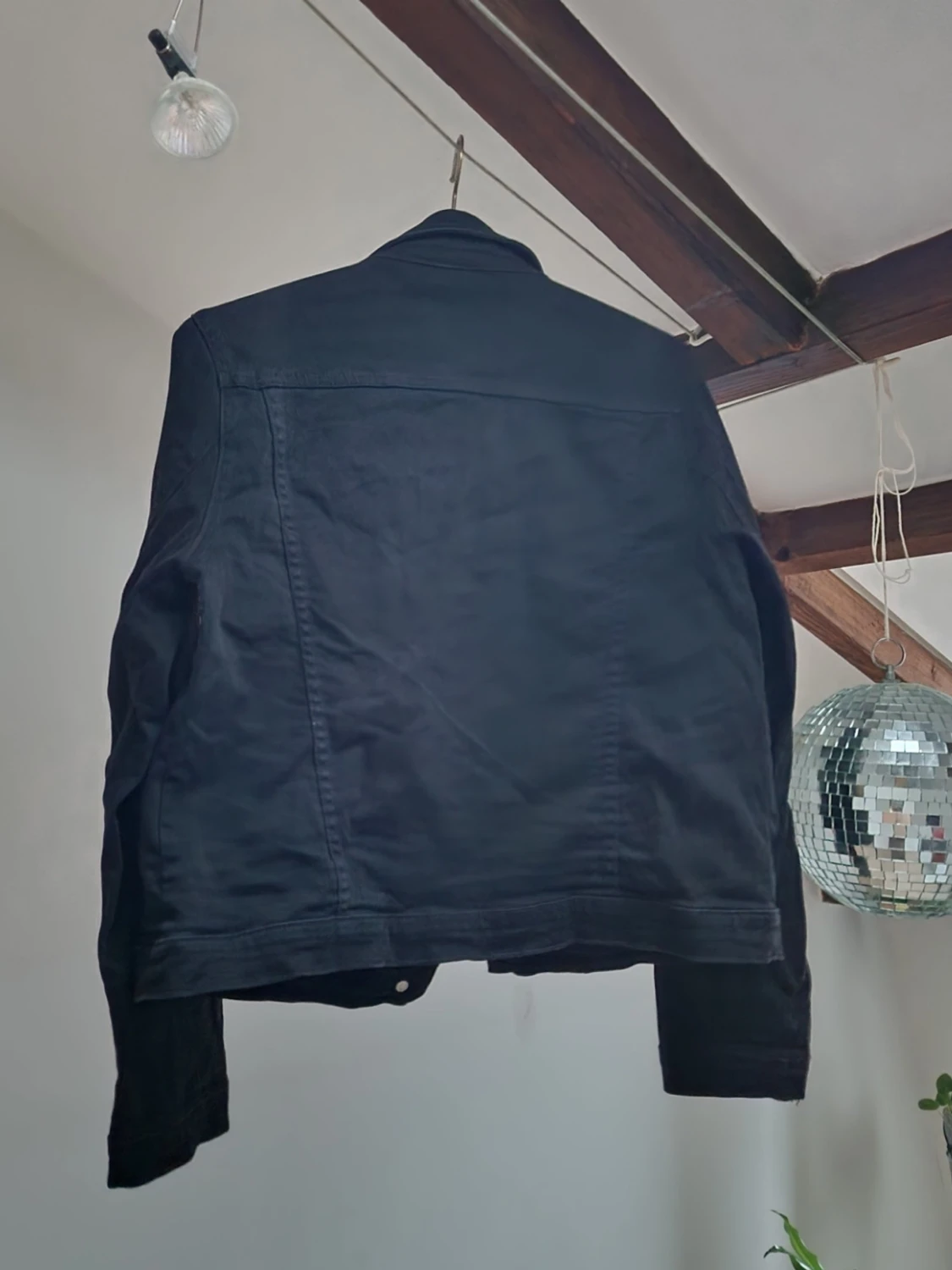 Black denim jacket - 2