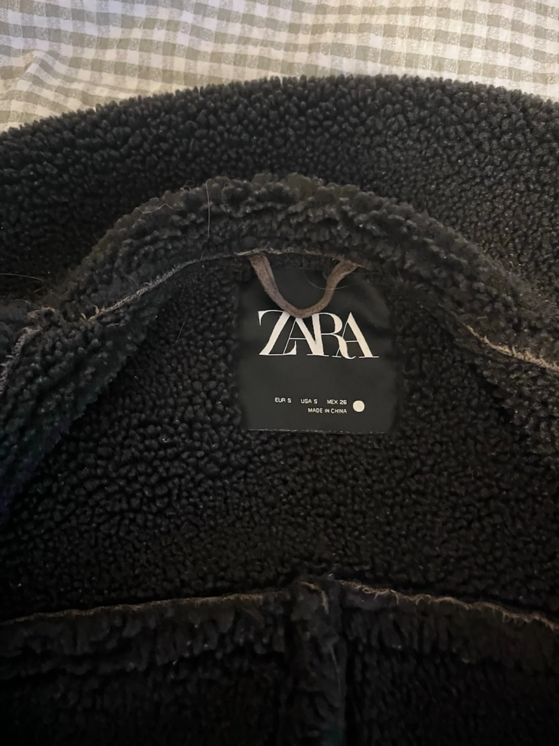 Brun teddyjacka med oversized passform - 6