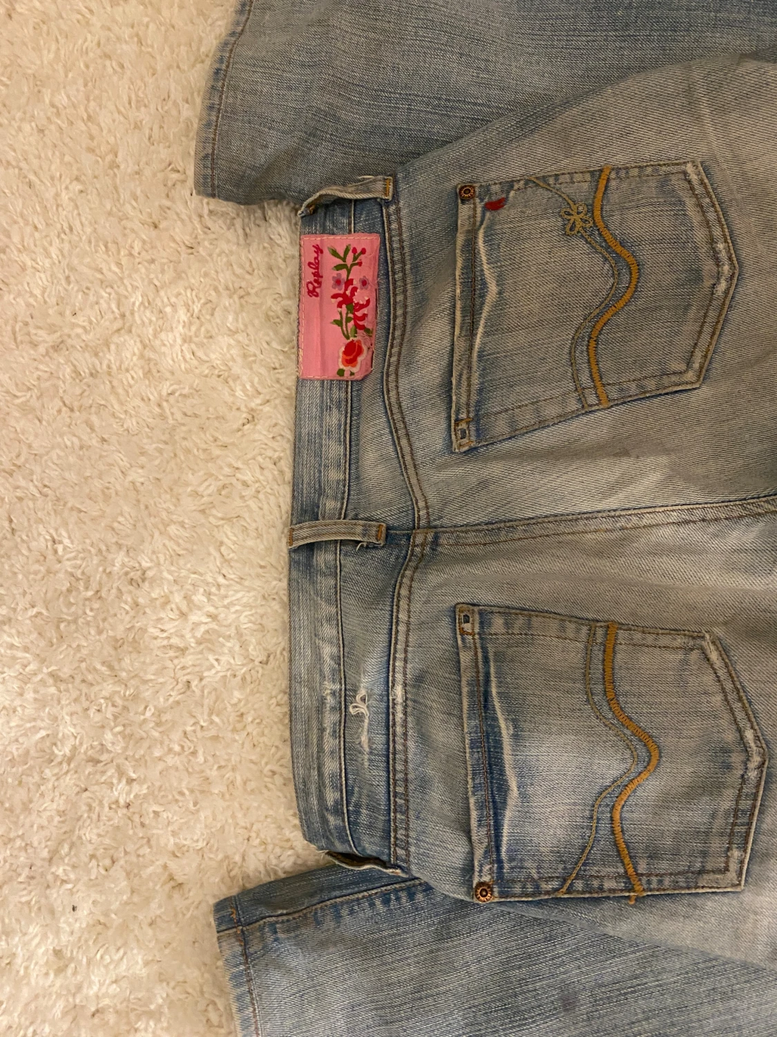 Replay ljusblå bootcut jeans - 3