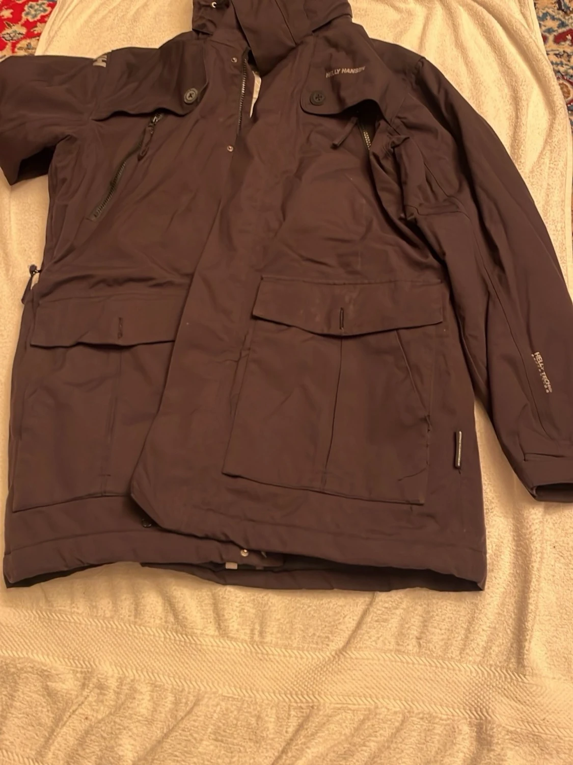 Svart parkajacka Helly Hansen - 1