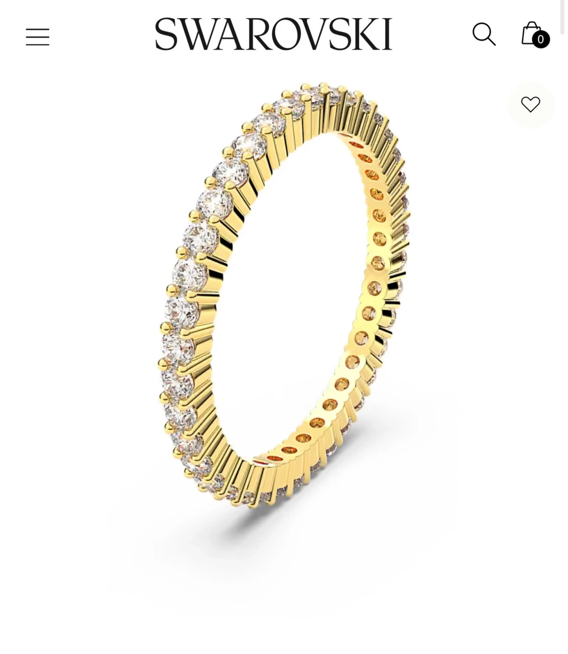 Swarovski Matrix Vittore guldring