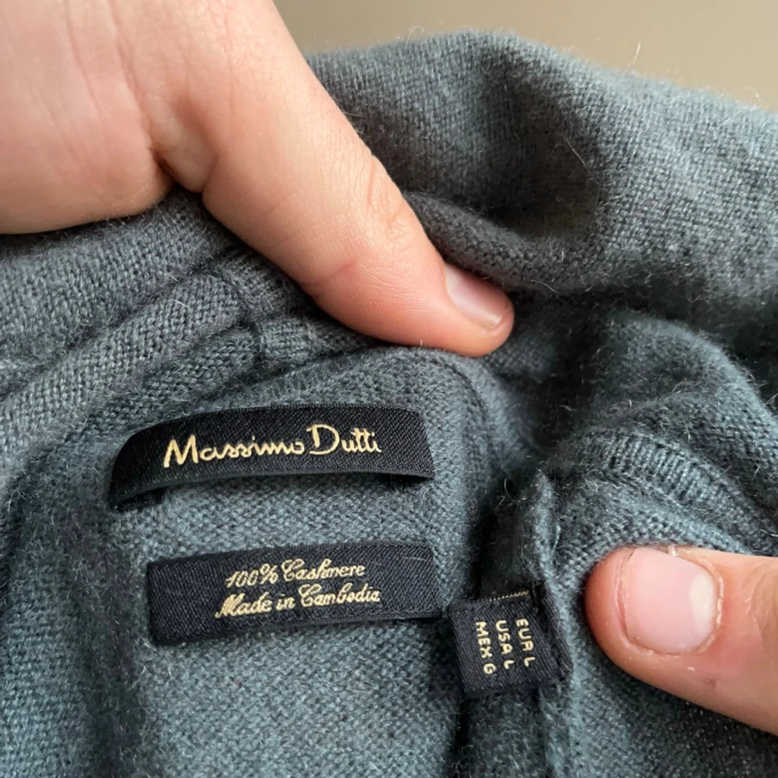 Massimo dutti full zip 100% cashmere  - 3