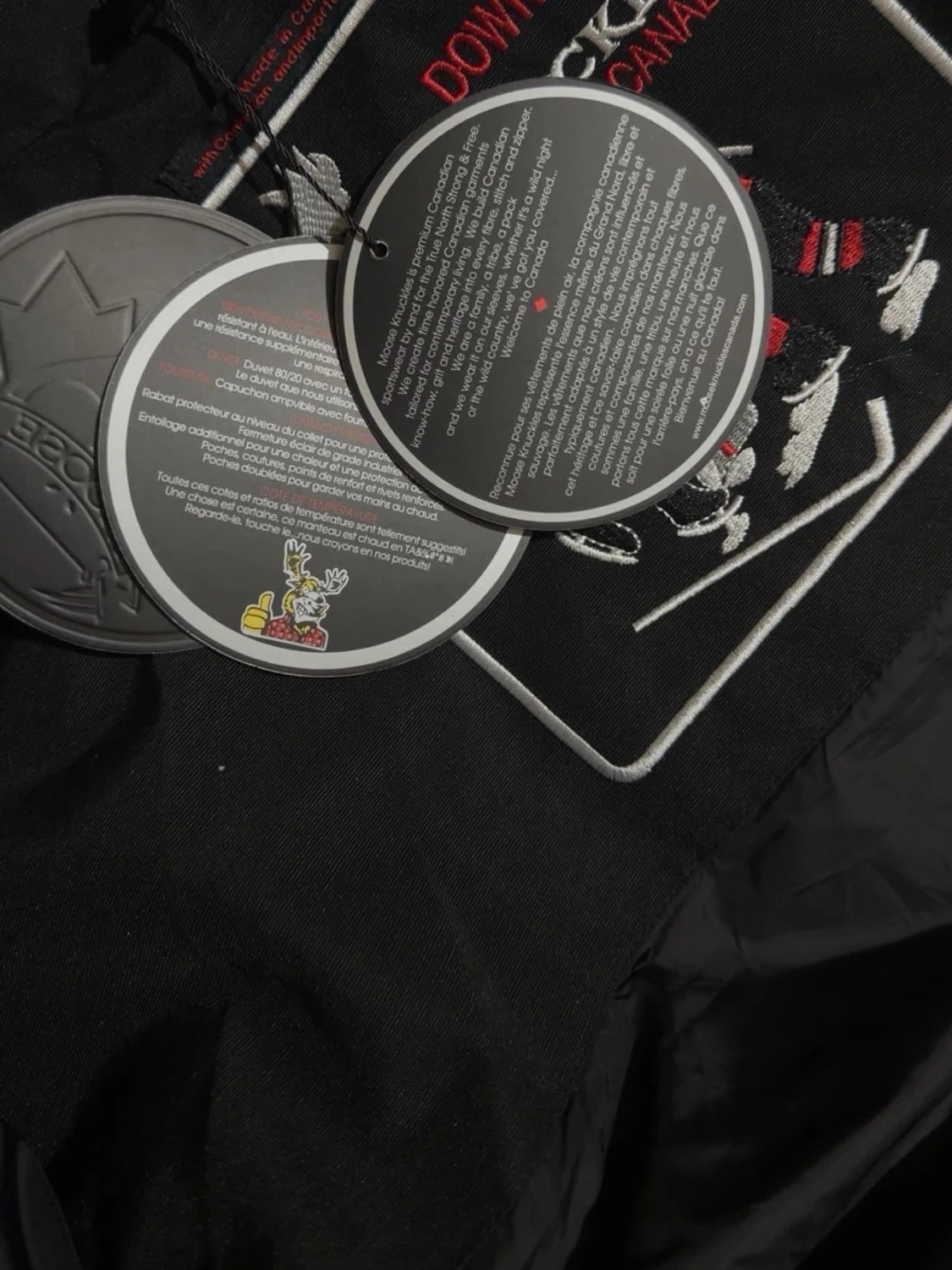 Svart Moose Knuckles pufferjacka - 2