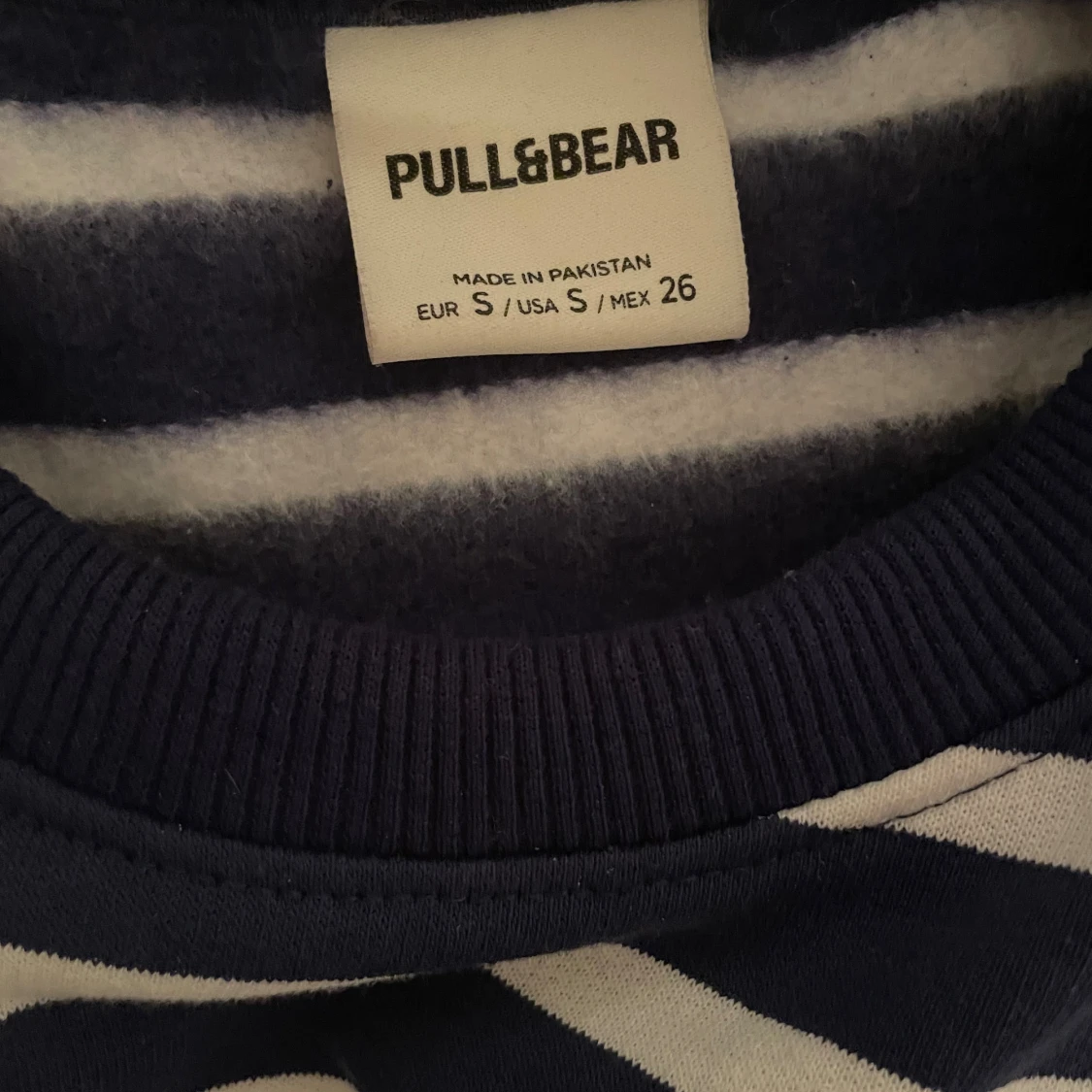 Randig tröja från Pull&Bear marinblå - 1