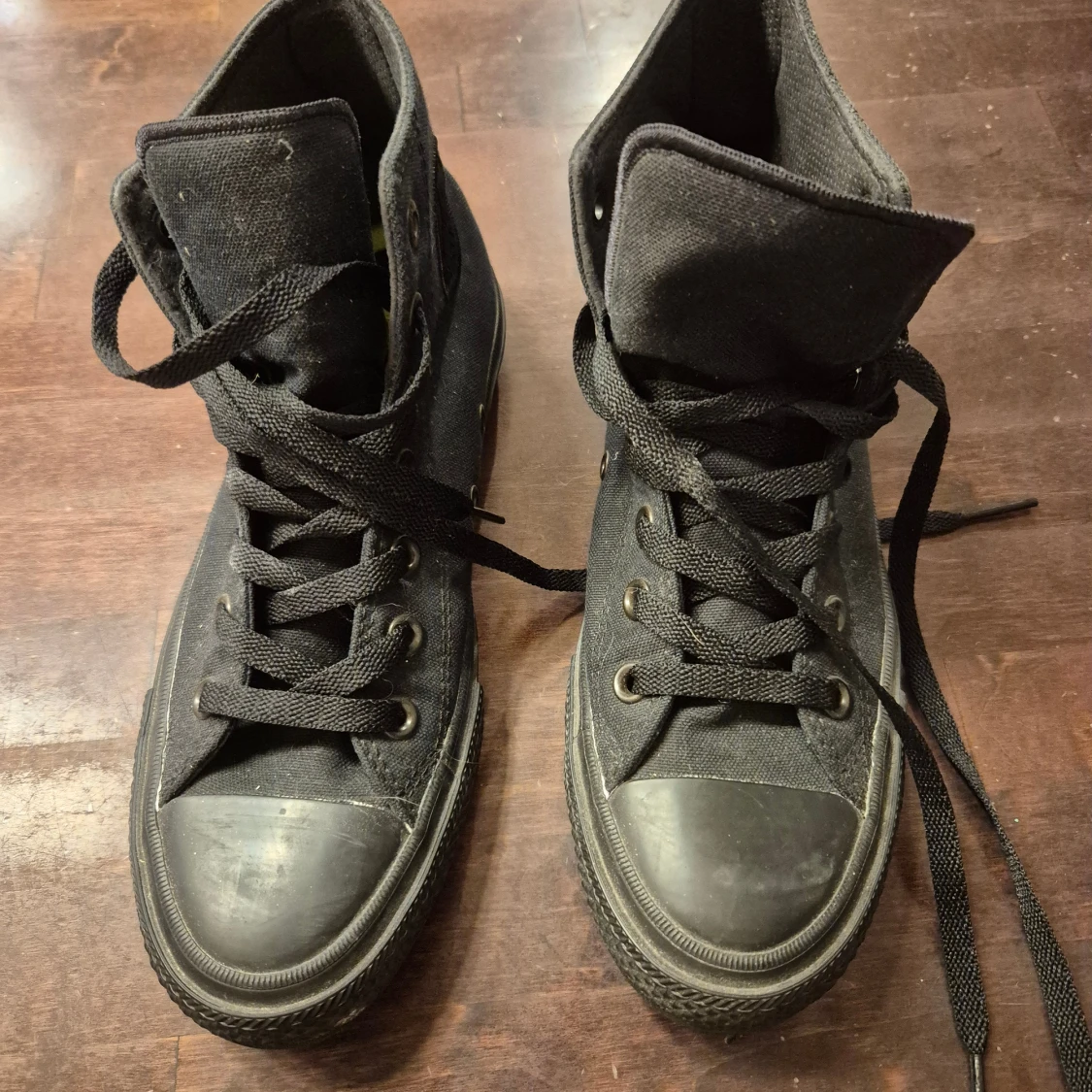 Svarta Converse All Star high-top