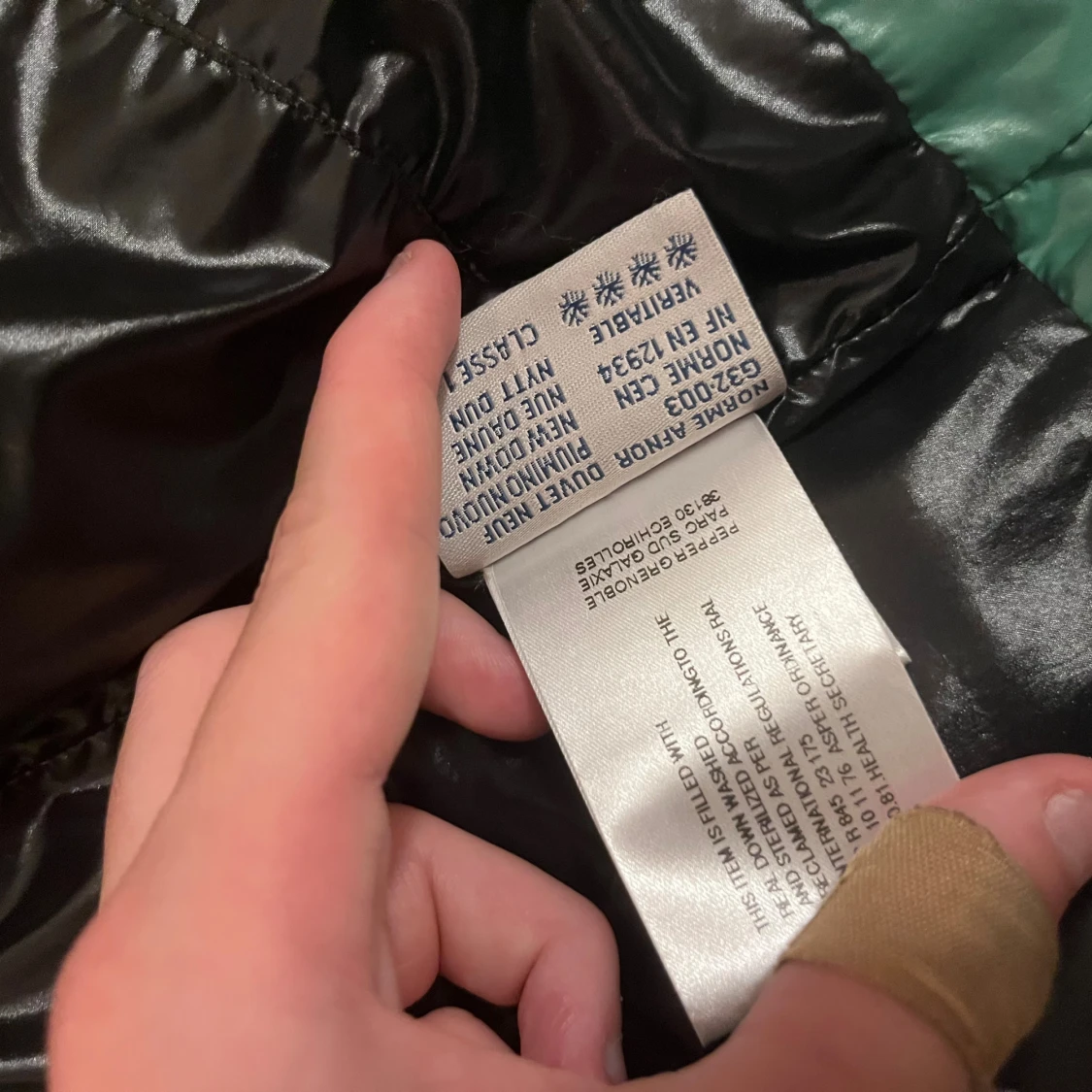 Grön dunväst från Moncler - 2