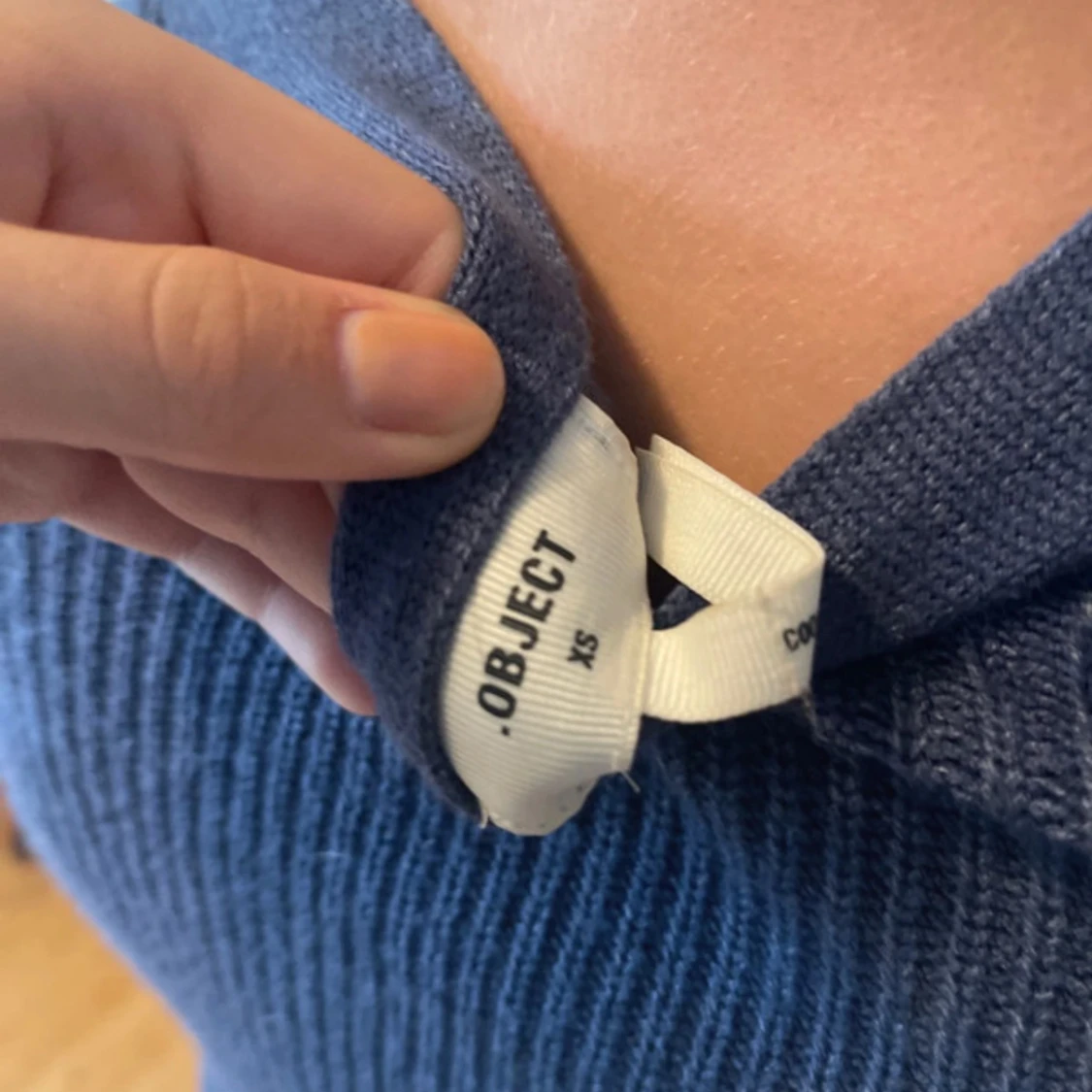 Blå omlottkofta från Object XS - 2