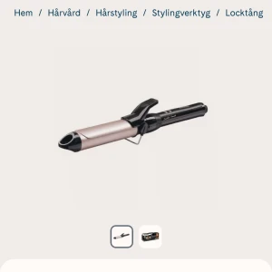 Babybliss Locktång - Babybliss locktång med keramisk beläggning för skonsam styling. Passar för att skapa mjuka, glansiga lockar. Produkten ser ut att vara i gott skick utan synligt slitage eller defekter. Ergonomisk design och enkel att använda.