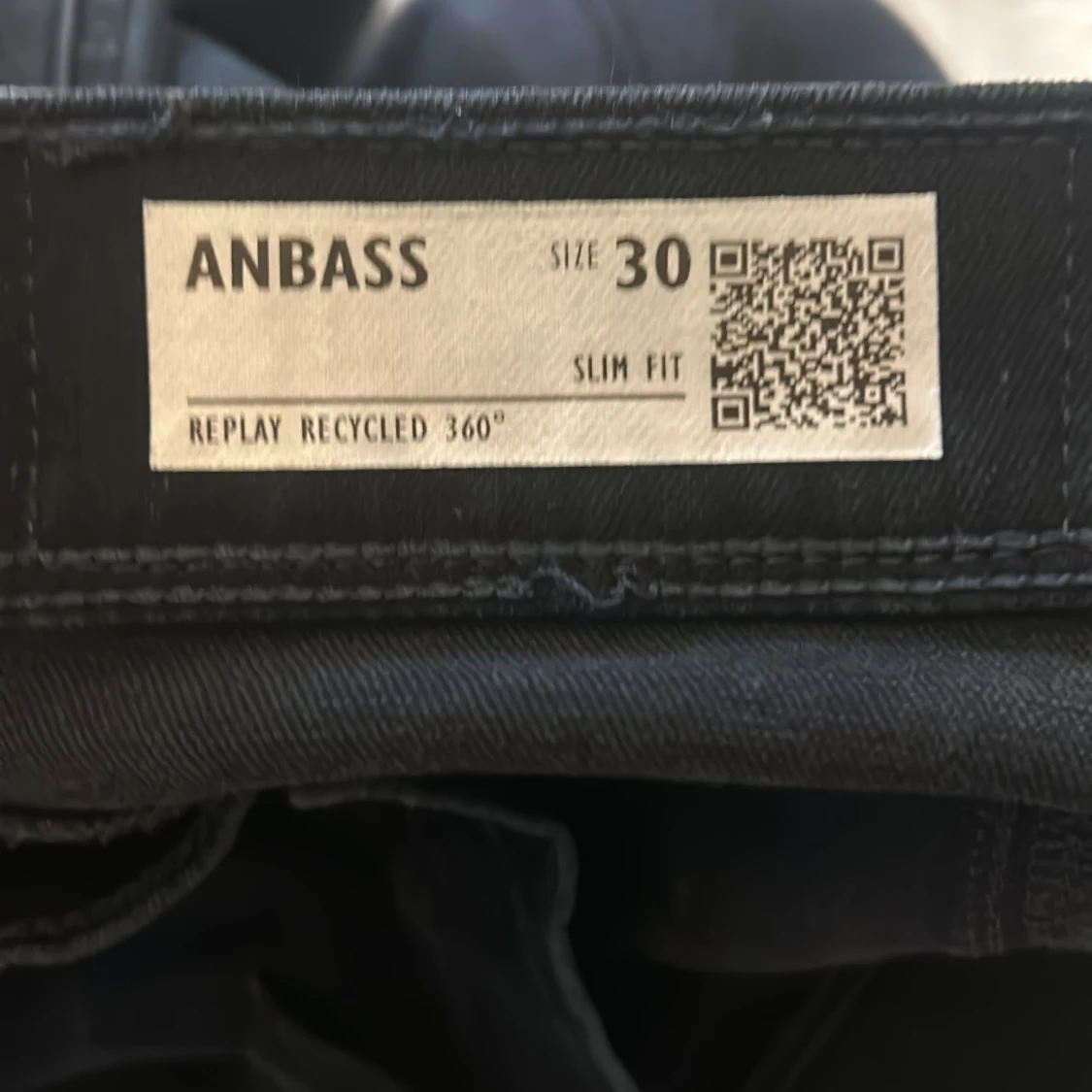 Svarta Replay Anbass jeans slim fit - 4